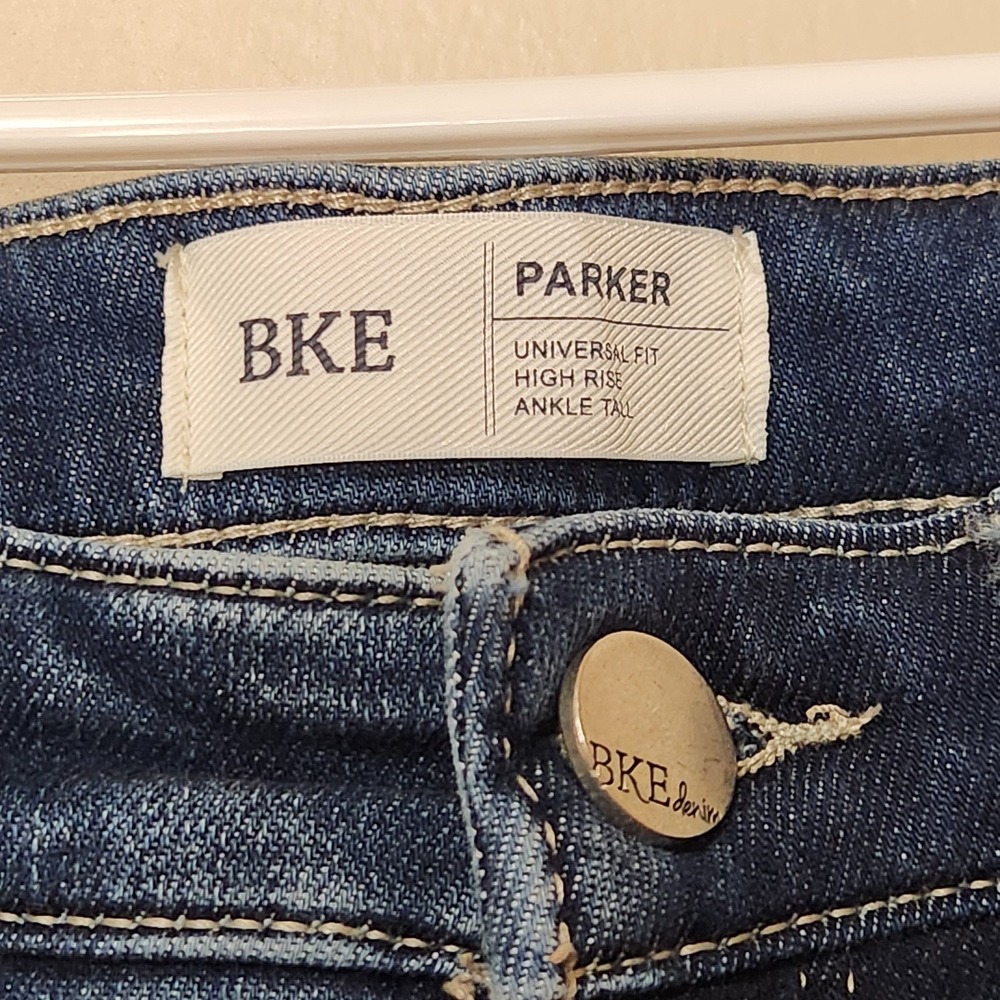 BKE Parker Dark Wash Skinny Jeans Womens Size 28 - Picture 2 of 4